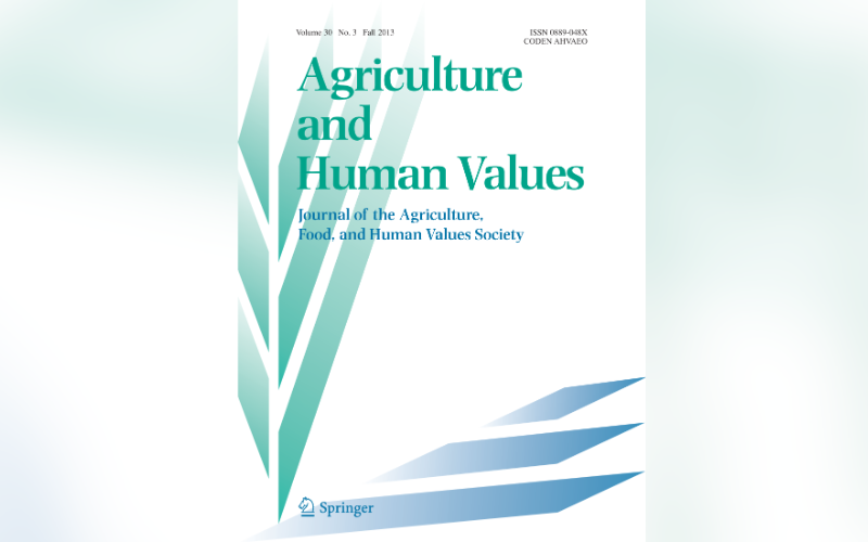 Publicación en Agriculture and Human Values sobre modelos de semillas abiertas y derechos de los agricultores